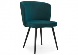 Стул на металлокаркасе Фрибур velutto 20 / черный (50x62x83)