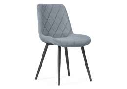 Стул на металлокаркасе Fox black / gray (50x55x86)