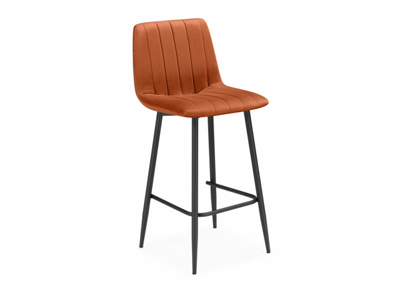 Барный стул Дани Мини терракотовый (zd 432) / черный np (42x48x92). 