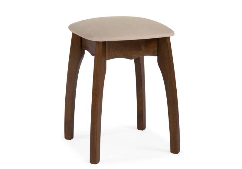 Табурет Астир орех / сливочный раф (36x36x48). 